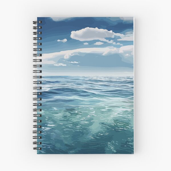 Item preview, Blue Green Ocean Waves designed and sold by Vector Scout Lab.