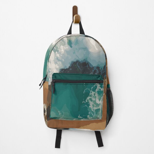 Item preview, Blue Green Ocean Waves And Sandy Beach designed and sold by Vector Scout Lab.