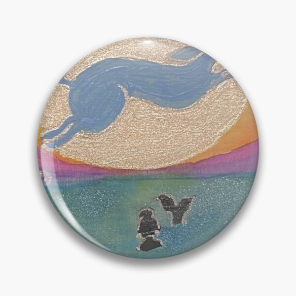 Item preview, Mermaid And Rabbit Under The Moon designed and sold by Ann Marie Olsen.