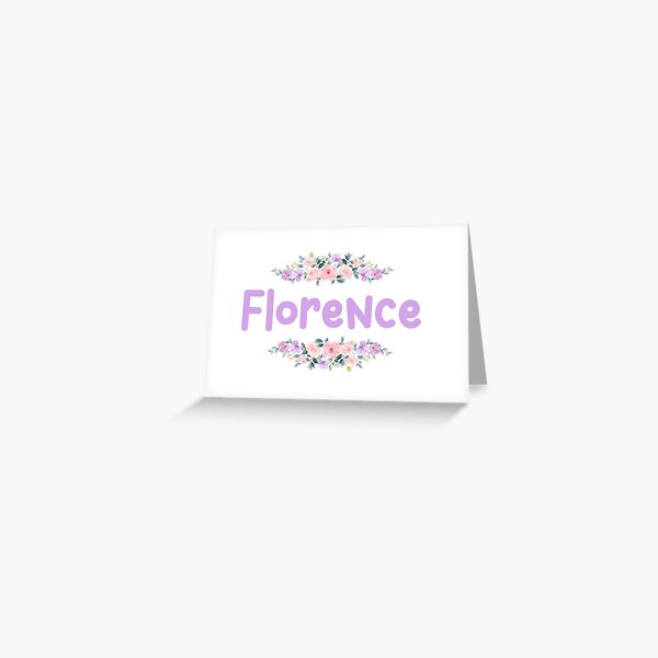 Florence Name - Bolso de mano personalizado para mujer, diseño de arcoíris