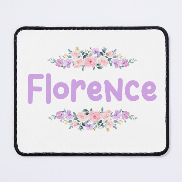 Item preview, Purple Flower Florence Name Label designed and sold by NormadWorld.