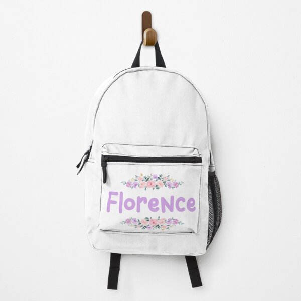 Item preview, Purple Flower Florence Name Label designed and sold by NormadWorld.