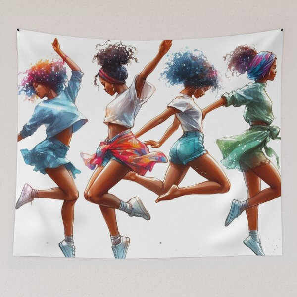 Item preview, Dancing girls. designed and sold by growing-mom.