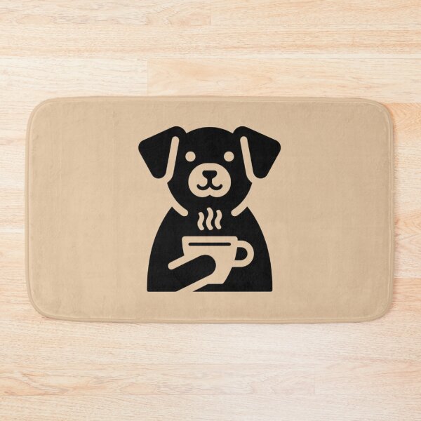 Item preview,  Dog Icon Drinking Coffee  designed and sold by SnuggleSafari.