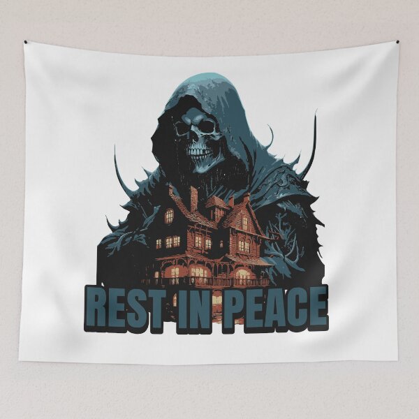 Item preview, Grim Reaper Rest in Peace House designed and sold by CyberWindow.