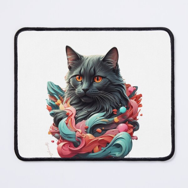 Item preview, Cute Black Cat with Vivid Design designed and sold by SpicyOne.