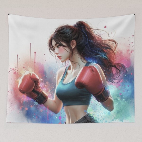 Item preview, Boxing girl. designed and sold by growing-mom.