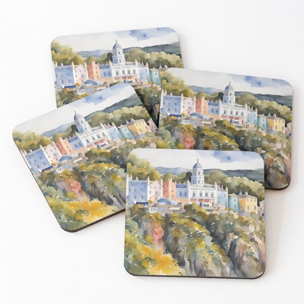 Item preview, Portmeirion, Gwynedd, Wales - Coastal Scenes designed and sold by Country-Artist.