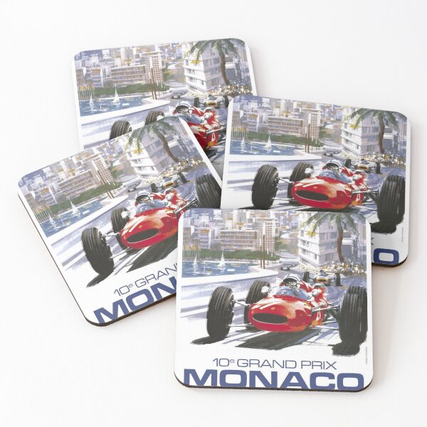 Item preview, Monaco Historique 2016 Poster – Classic F1 Racing Art designed and sold by Road To Track.
