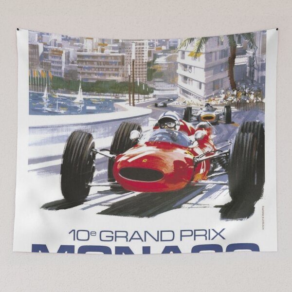 Item preview, Monaco Historique 2016 Poster – Classic F1 Racing Art designed and sold by Road To Track.