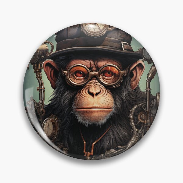 Item preview, Timekeeper Chimp Portrait designed and sold by Animaori.