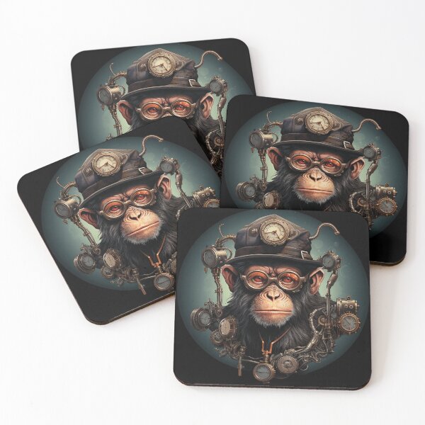 Item preview, Timekeeper Chimp Portrait designed and sold by Animaori.