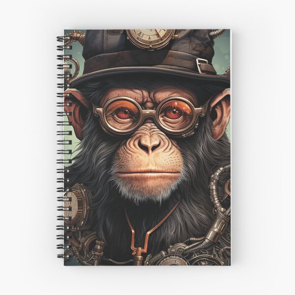 Item preview, Timekeeper Chimp Portrait designed and sold by Animaori.