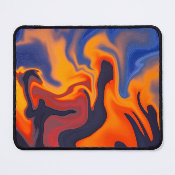 Item preview, Flames into the night sky Abstract Art designed and sold by Fantacaroo Designs.