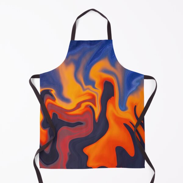 Item preview, Flames into the night sky Abstract Art designed and sold by Fantacaroo Designs.