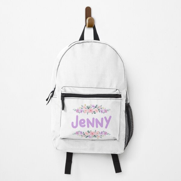 Item preview, Purple Flower Jenny Name Label designed and sold by NormadWorld.
