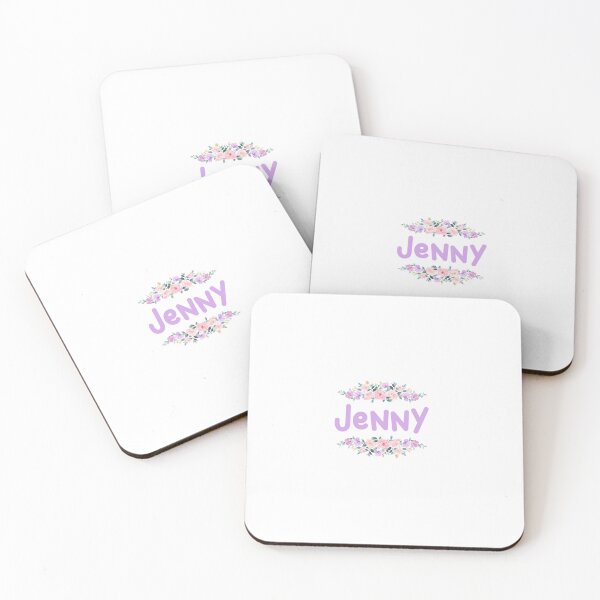 Item preview, Purple Flower Jenny Name Label designed and sold by NormadWorld.