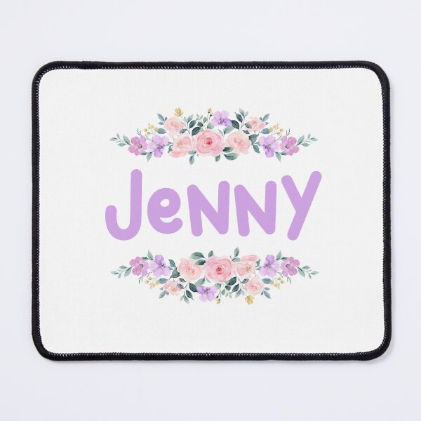 Item preview, Purple Flower Jenny Name Label designed and sold by NormadWorld.