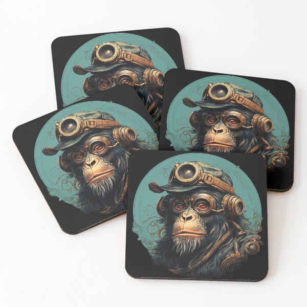 Item preview, Pilot Monkey with Timepiece Gadgets designed and sold by Animaori.