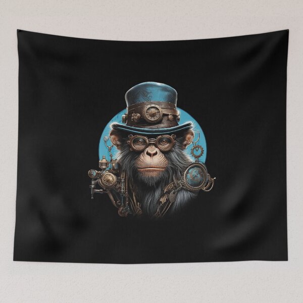 Item preview, Steampunk Navigator Monkey Art designed and sold by Animaori.
