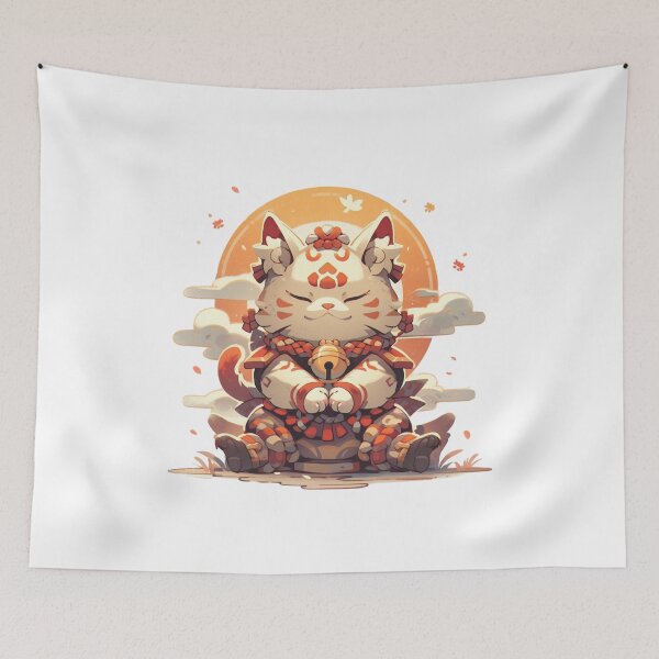 Item preview, LUCKY CAT japannese maneki neko designed and sold by kitidach-create.