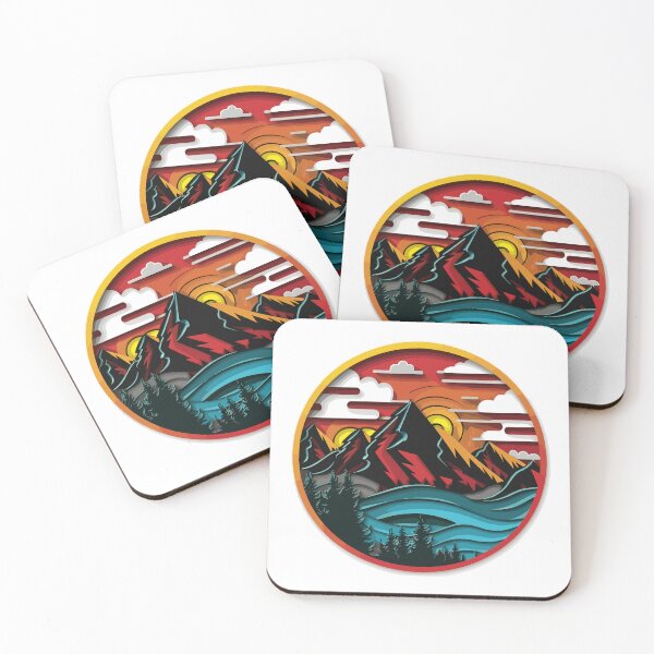 Item preview, ukiy-o mountain designed and sold by fitgeek.