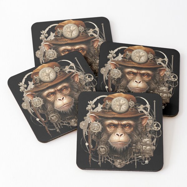 Item preview, Adventurous Steampunk Monkey Exploration designed and sold by Animaori.