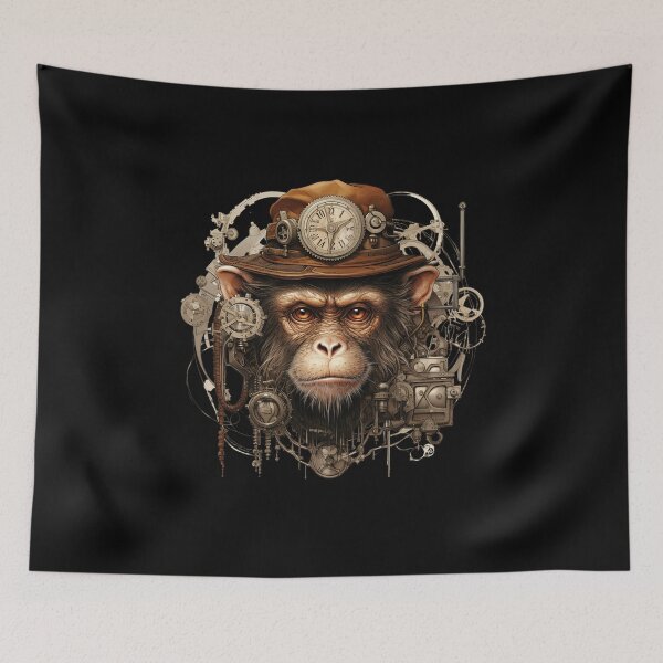Item preview, Adventurous Steampunk Monkey Exploration designed and sold by Animaori.