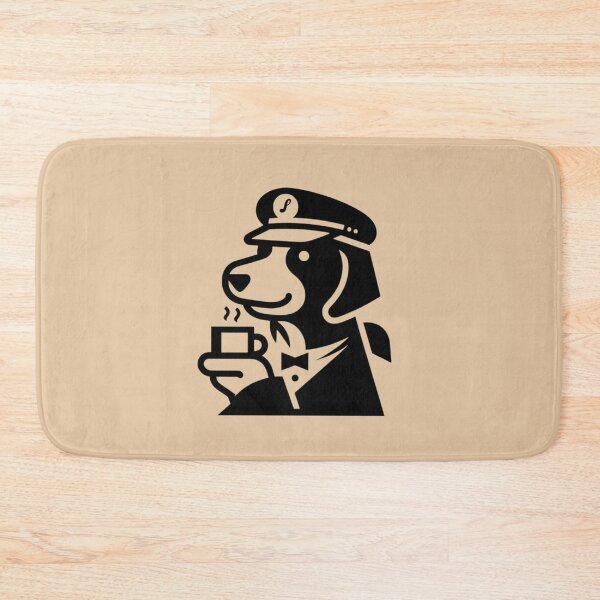 Item preview, Dog Icon Drinking Coffee  designed and sold by SnuggleSafari.