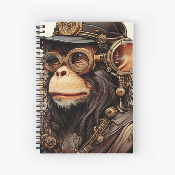 Item preview, Thoughtful Monkey in Clockwork designed and sold by Animaori.