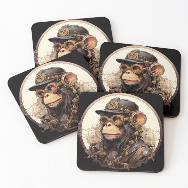 Item preview, Thoughtful Monkey in Clockwork designed and sold by Animaori.