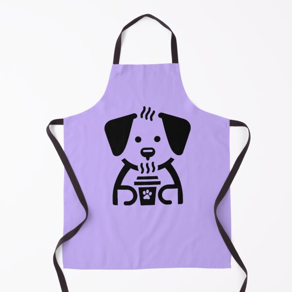 Item preview, Dog Icon Drinking Coffee  designed and sold by SnuggleSafari.