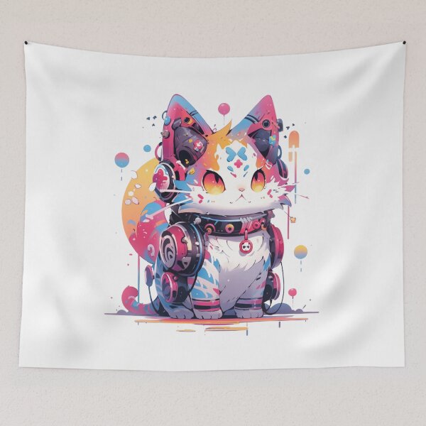 Item preview, LUCKY CAT japannese maneki neko designed and sold by kitidach-create.