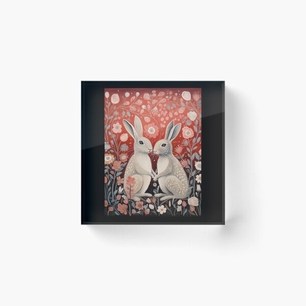 Item preview, Lovely Rabbit Couple designed and sold by SallieIrma.