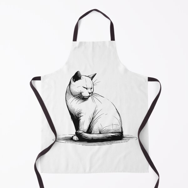 Item preview, Contemplative Kitty designed and sold by Loveanddraw.