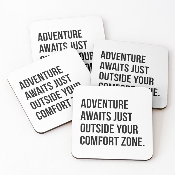 Item preview, Adventure awaits just outside your comfort zone designed and sold by Enchantedbox.
