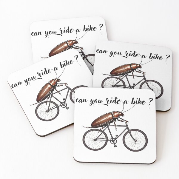 Item preview, bicycle, cycling, cockroach, cockroach cycling, worm designed and sold by LYDIA0304.