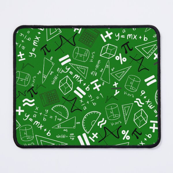 Item preview, mathematics teacher funny teaching maths green pattern designed and sold by DesignYourWaystore.