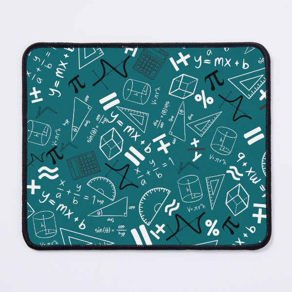 Item preview, mathematics teacher funny teaching maths aqua green pattern designed and sold by DesignYourWaystore.