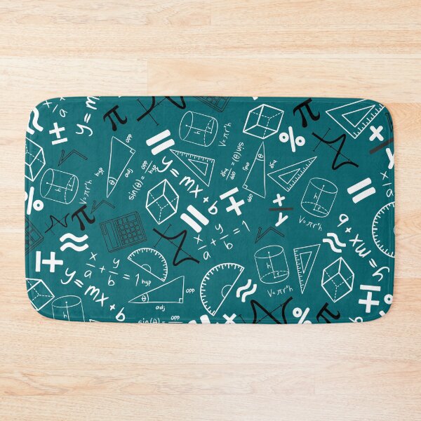 Item preview, mathematics teacher funny teaching maths aqua green pattern designed and sold by DesignYourWaystore.