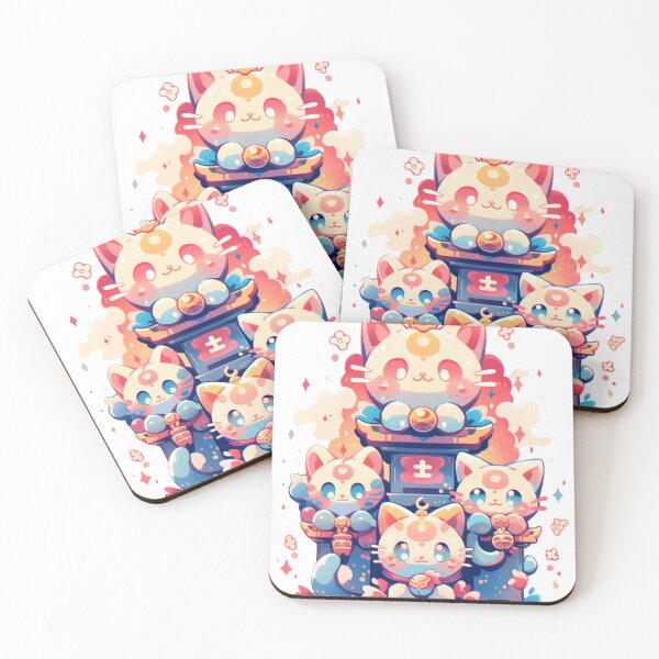 Item preview, LUCKY CAT japannese maneki neko designed and sold by kitidach-create.