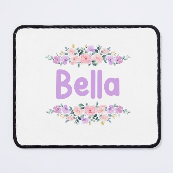 Item preview, Purple Flower Bella Name Label designed and sold by NormadWorld.