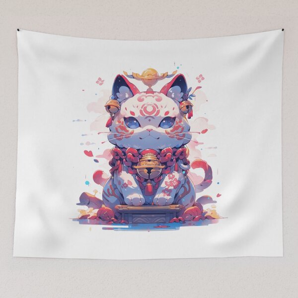 Item preview, LUCKY CAT japannese maneki neko designed and sold by kitidach-create.