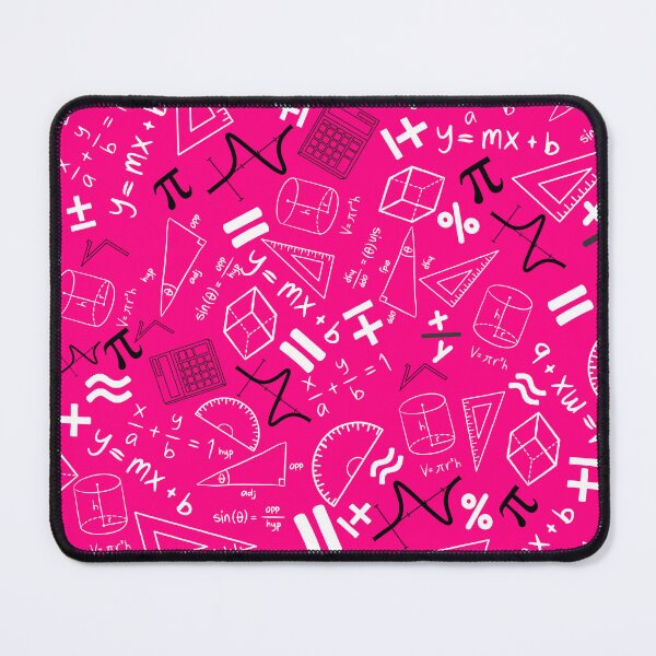 Item preview, mathematics teacher funny teaching maths pink pattern designed and sold by DesignYourWaystore.