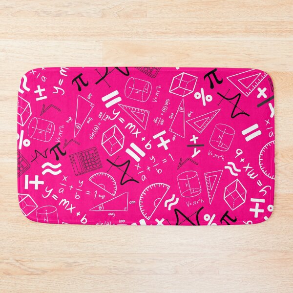 Item preview, mathematics teacher funny teaching maths pink pattern designed and sold by DesignYourWaystore.
