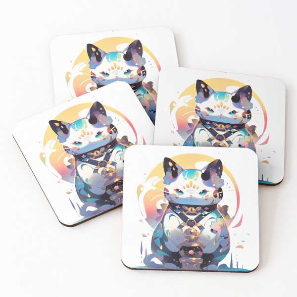 Item preview, LUCKY CAT japannese maneki neko designed and sold by kitidach-create.