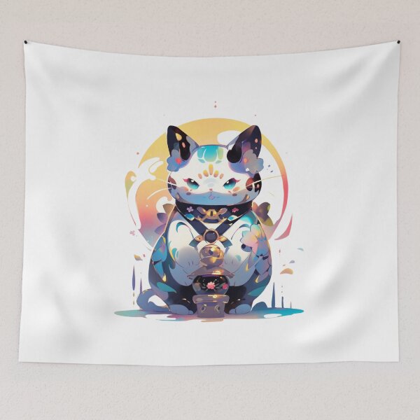 Item preview, LUCKY CAT japannese maneki neko designed and sold by kitidach-create.