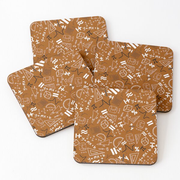 Item preview, math teacher funny teaching maths brown pattern designed and sold by DesignYourWaystore.