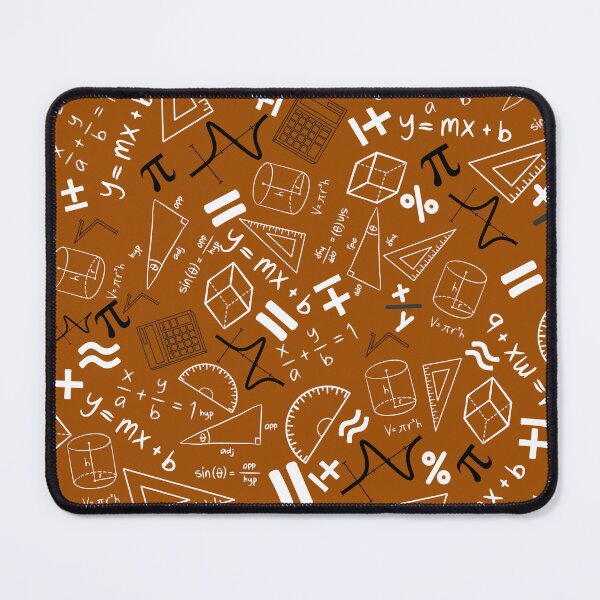 Item preview, math teacher funny teaching maths brown pattern designed and sold by DesignYourWaystore.