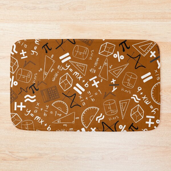 Item preview, math teacher funny teaching maths brown pattern designed and sold by DesignYourWaystore.